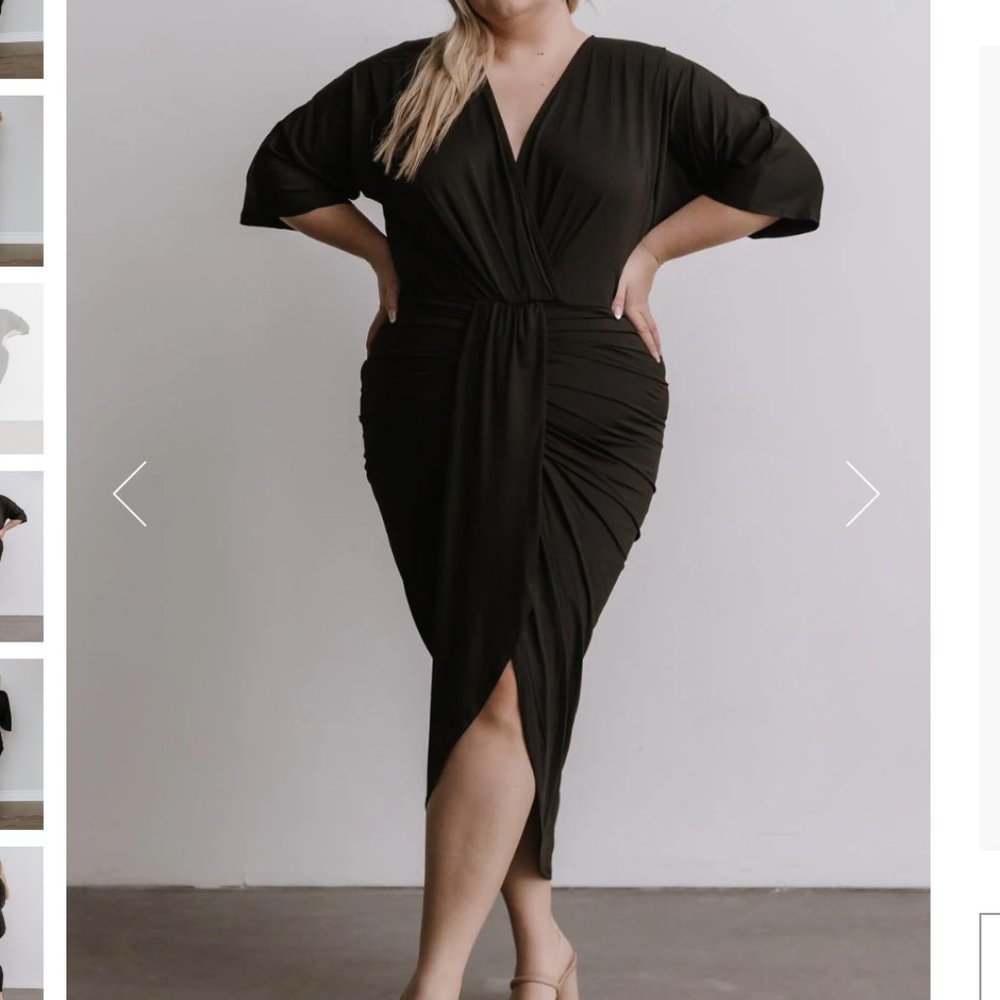 Baltic Born Mimi Dress Size 1XL Black